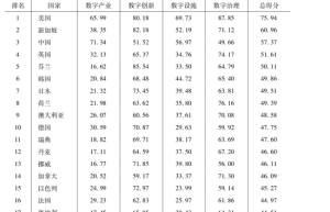上海社科院数字经济竞争力报告：美国新加坡中国前三